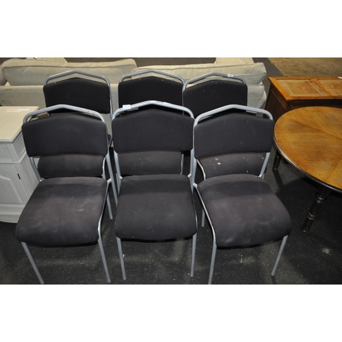 418 - 6 X OFFICE CHAIRS