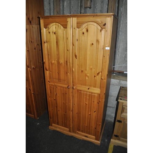 810 - 2 DOOR PINE WARDROBE
35