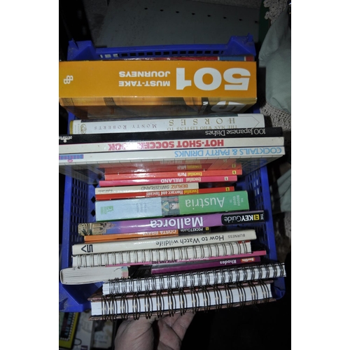 249 - SELECTION OF MIXED BOOKS, MAINLY TRAVEL AND COCKTAILS