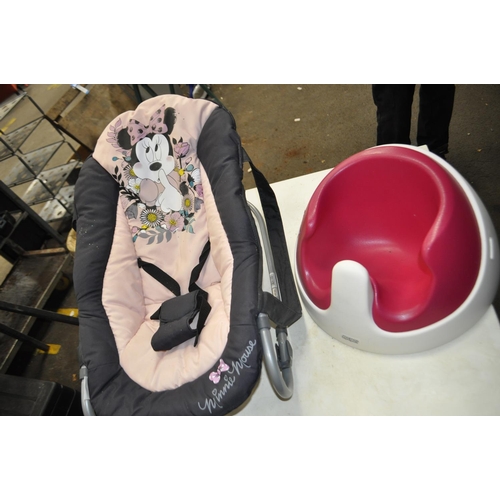 148 - MICKEY MOUSE BABY BOUNCER, MAMAS AND PAPAS CHILDS CHAIR