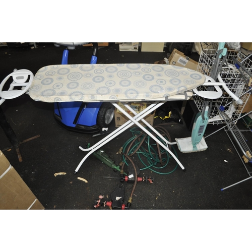 192 - A MINKY FOLDING IRONING BOARD PLUS ONE OTHER