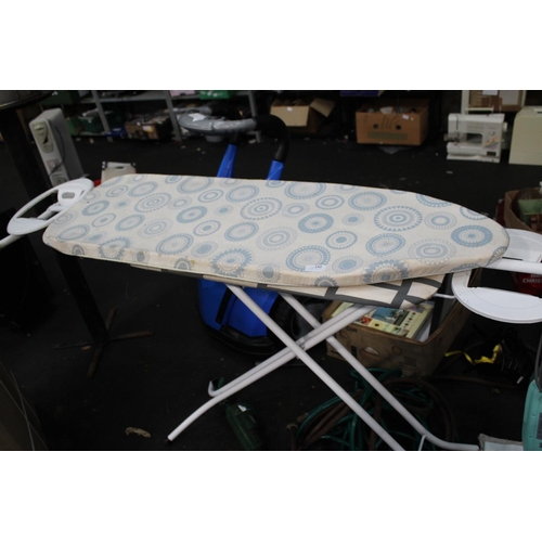 192 - A MINKY FOLDING IRONING BOARD PLUS ONE OTHER