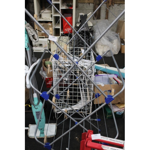 194 - LARGE FOLDING CLOTHES AIRER