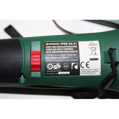 41 - PARKSIDE RECHARGEABLE MULTI - TOOL / GRINDER PFBS9.6