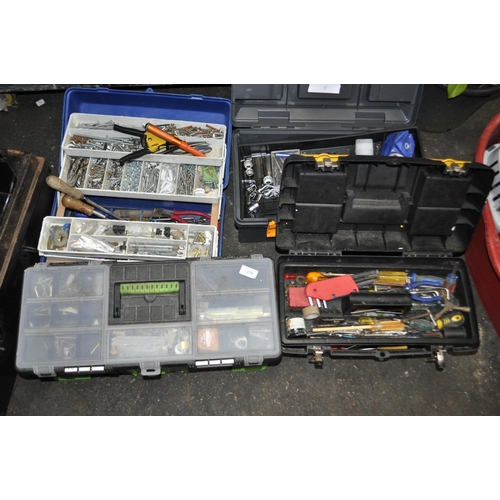 178 - 4 X TOOLBOXES PLUS CONTENTS INC DRIVERS, NEW SILICONE SEALANTS, ALLEN KEYS, SOCKETS AND OTHERS