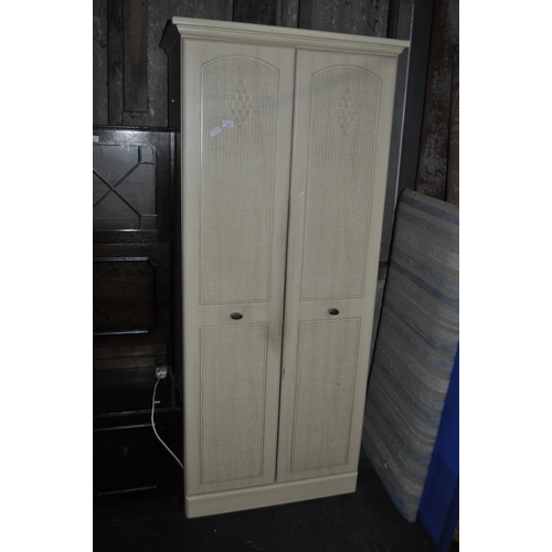 971 - A LARGE 2 DOOR MODERN WARDROBE