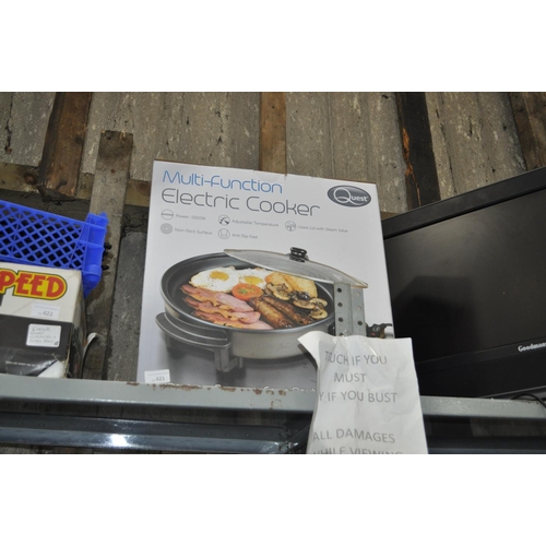 421 - QUEST MULTI FUNCTION ELECTRIC COOKER