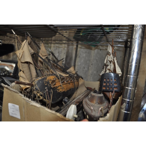 445 - 3 DECORATIVE BOATS