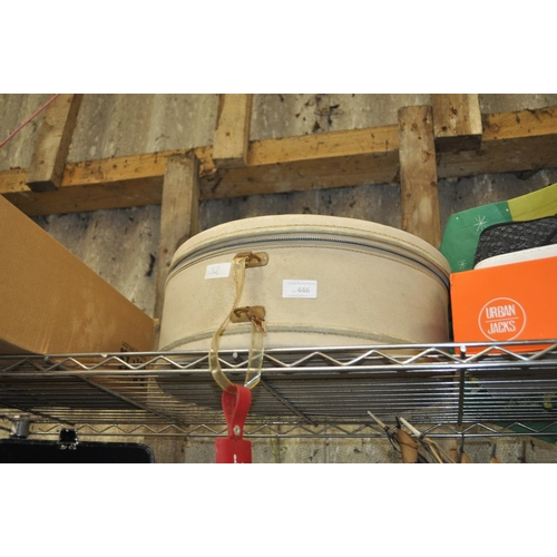 446 - HAT BOX WITH CONTENTS