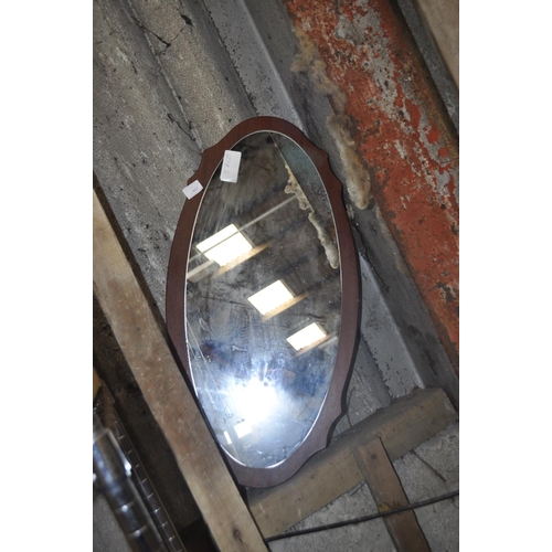 447 - MAHOGANY MIRROR