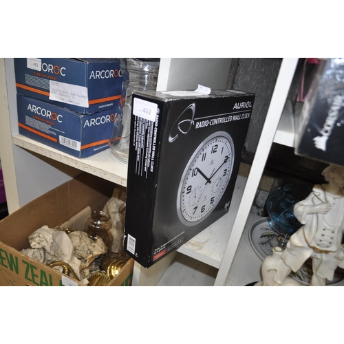 462 - RADIO CONTROLLED WALL CLOCK BY AURIOL