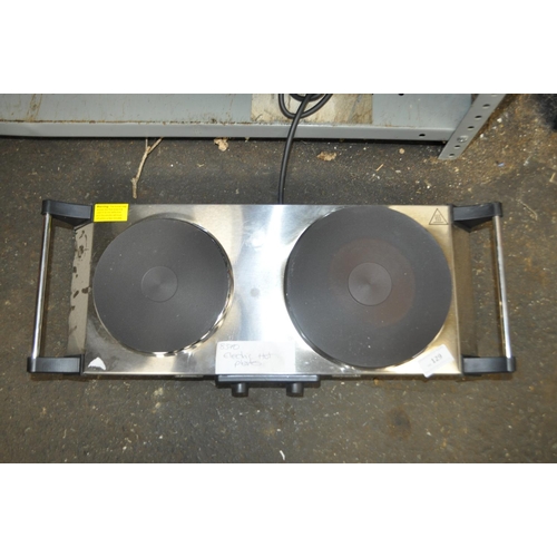 129 - DURONIC TWIN PLATE ELECTRIC HOT PLATE