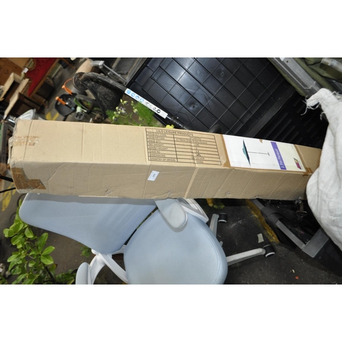 205 - A 2.7M BOXED GARDEN PARASOL