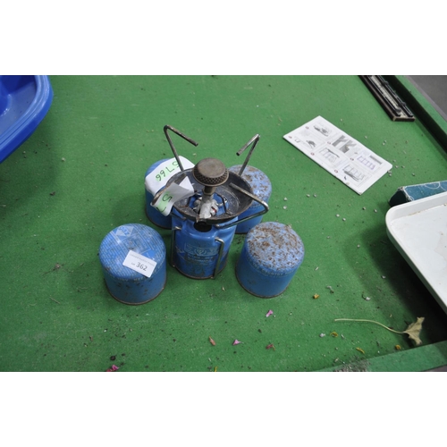 362 - CAMPING GAS COOKER AND REFILLS