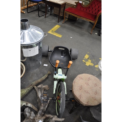 368 - CHILD'S HUFFY GREEN MACHINE STUNT TRIKE