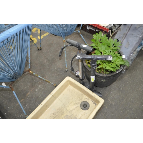 383 - 2 X PUSH BIKE STIRRUP PUMPS