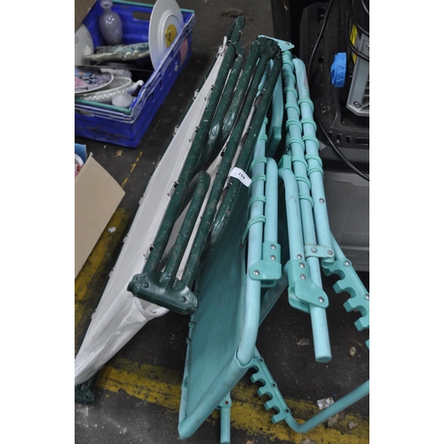 194 - 2 X STURDY GARDEN LOUNGERS