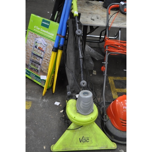 199 - A GARDEN GEAR GARDEN VACUUM WITH LARGE COLLECTION BAG