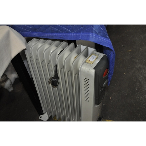 A SUPAWARM SOFR9 200W OIL FILLED RADIATOR PLUS A MINI OIL FILLED ...