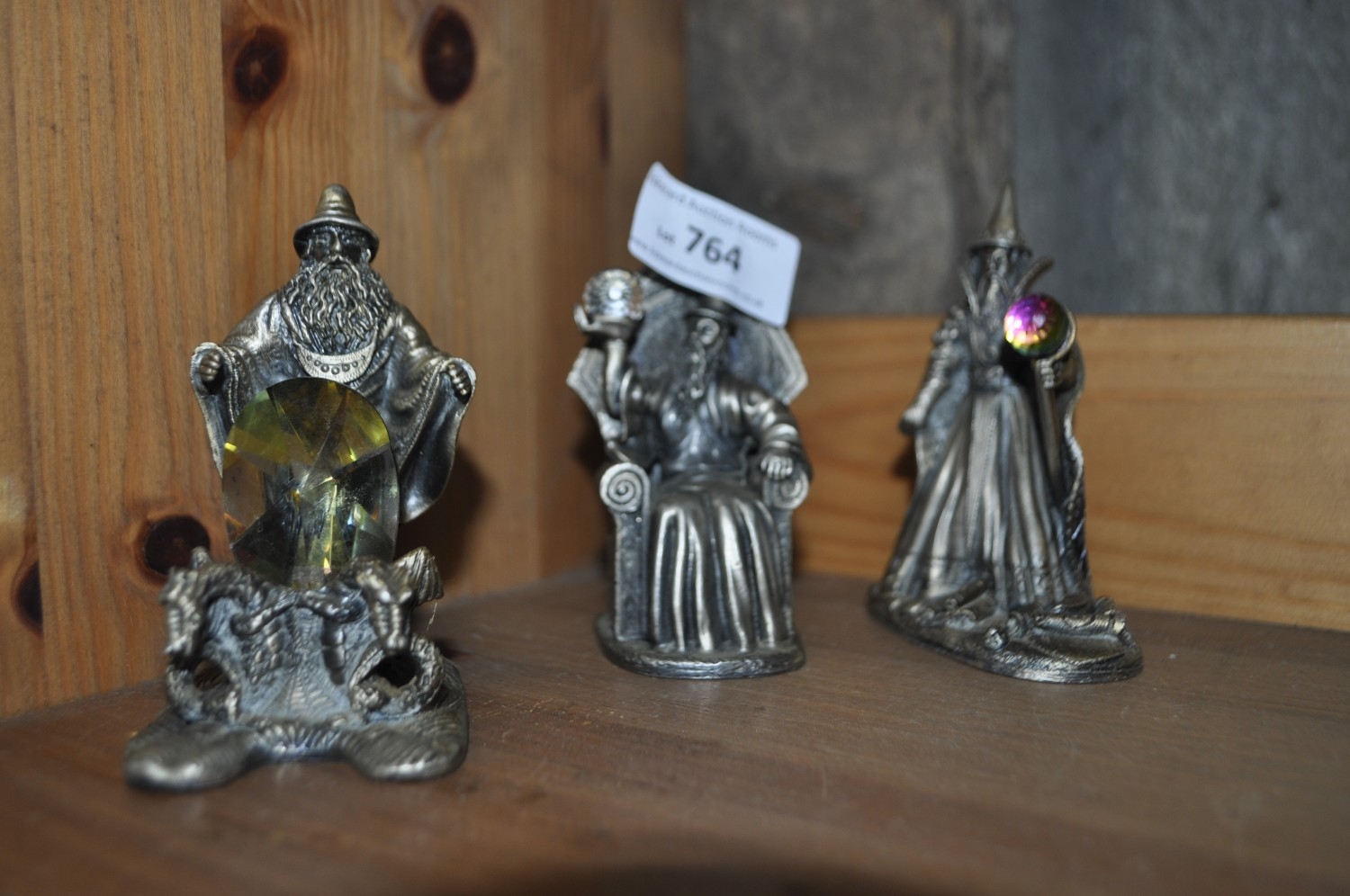 THREE FIGURES FROM THE MYTH AND MAGIC COLLECTION FROM THE TUDOR MINT ...
