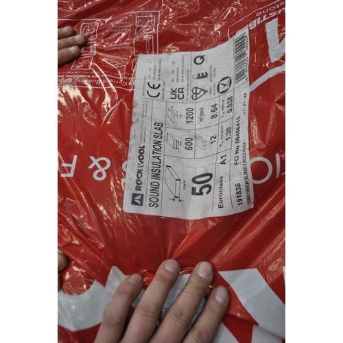 66 - A QUANTITY OF A1 FIRE RATED ROCKWOOL PARTITION WALL AND FLOOR INSULATION