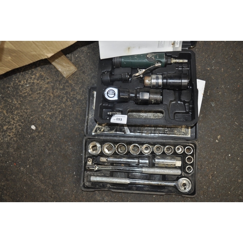 82 - A BOXED SOCKET SET PLUS A BOXED 3 IN 1 PNEUMATIC MULTI-FUNCTION TOOL