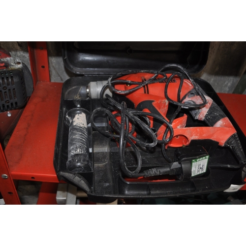 89 - A CASED BLACK AND DECKER HAMMER DRILL