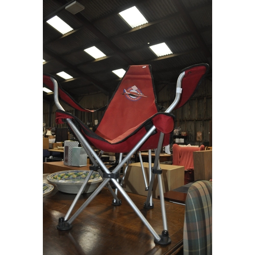 1032 - THE RED ARROWS FOLDING ARM CHAIR