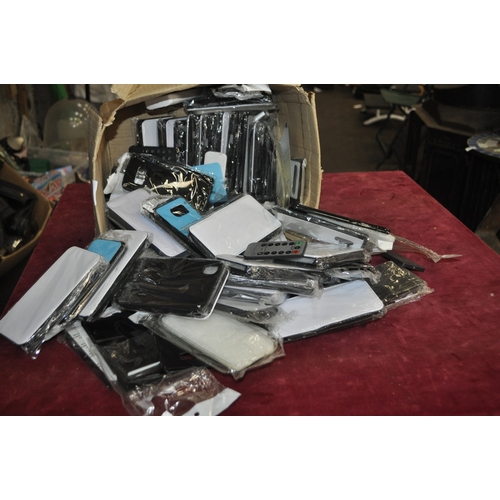 402 - A LARGE SELECTION OF NEW AND WRAPPED CUSTOMISABLE PHONE CASES 50 PLUS IN NUMBER APPROX