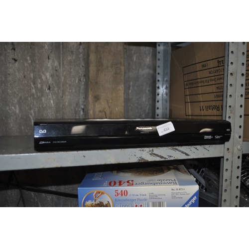 434 - A WORKING PANASONIC DVD AND FREEVIEW RECORDER DMR-EX773