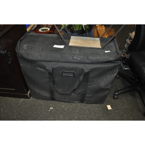 864 - A LARGE PADDED FLIGHT CASE