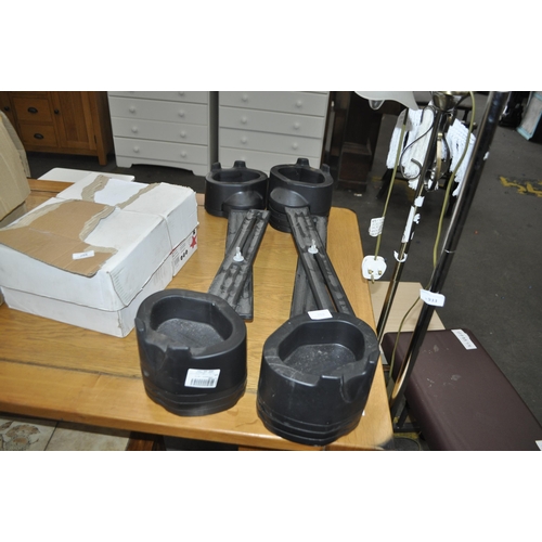 PAIR OF FURNITURE RISERS