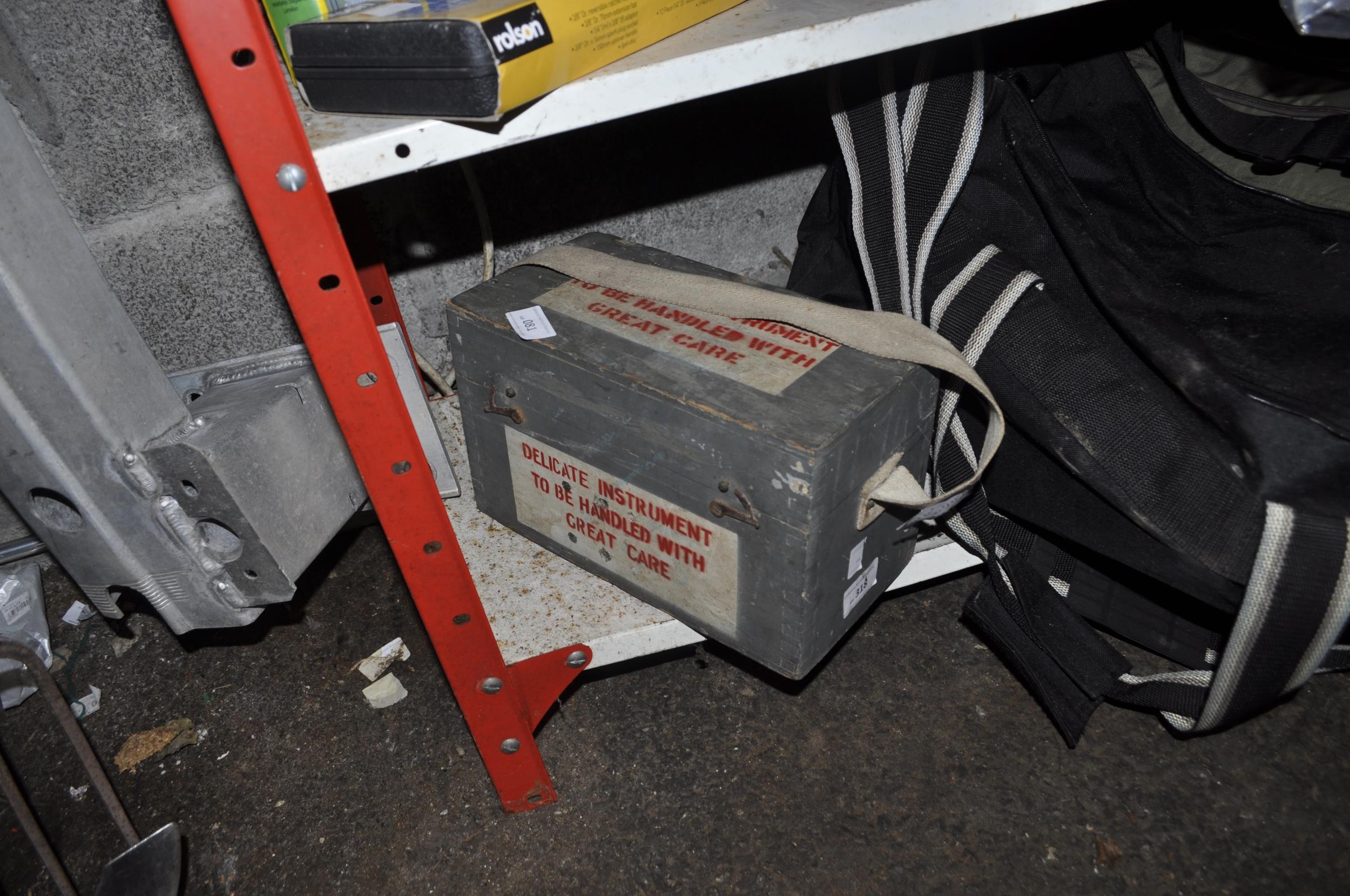 A WWII instrument box