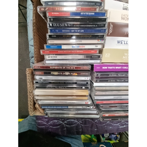An Assortment of Compact Discs and Multi-Disc Box Sets A large ...