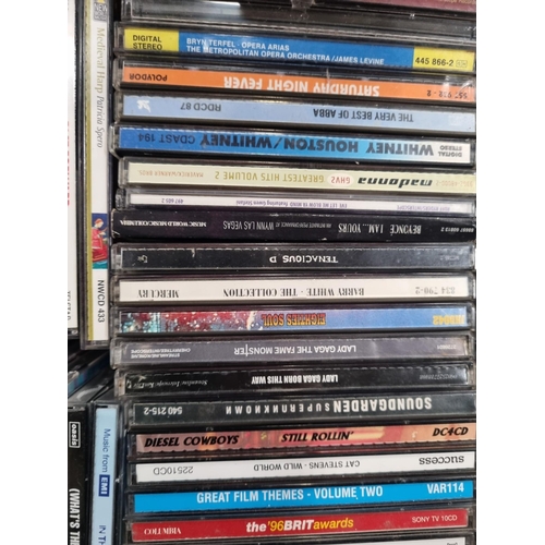 An Assortment of Compact Discs (CDs) Including Eminem, R.A.T.M ...