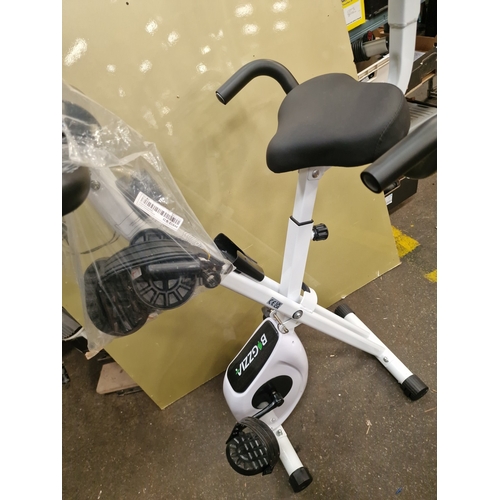 100 - A Bagzzia Folding Stationary Exercise BikeA Bagzzia folding stationary exercise bike featuring a w... 