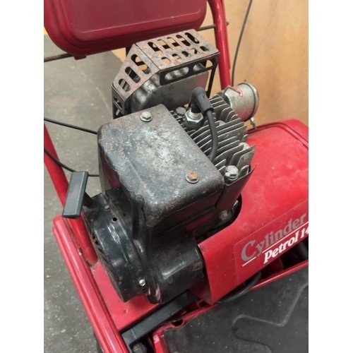 111 - A Suffolk Punch Cylinder Petrol 14s Lawn MowerA Suffolk Punch Cylinder Petrol 14s lawn mower featu... 