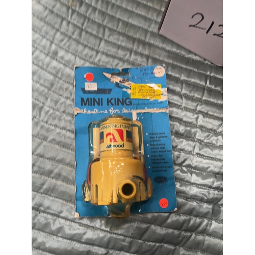 73 - A Trio of Marine and Boating Accessories including Attwood Bilge Pump and Aqua Signal Navigation Lig... 