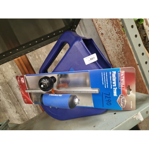 87 - Two Faithfull Plastering and Wall Finishing ToolsA lot comprising two professional-grade masonry t... 