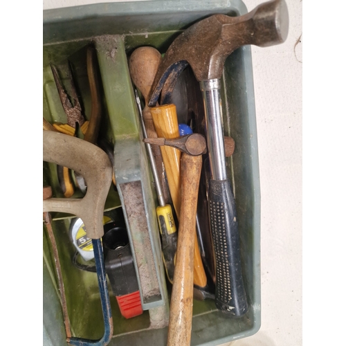 88 - A Collection of Assorted Hand Tools including Hammers, Pliers, and a Junior HacksawAn assortment o... 