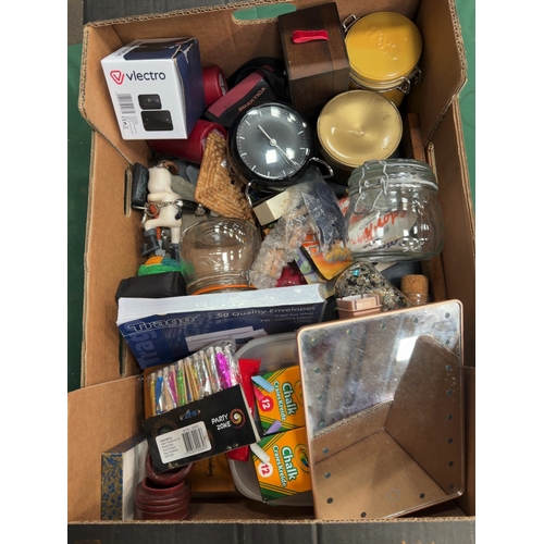 An Assortment of Household Sundries, Electronics, and Stationery ...