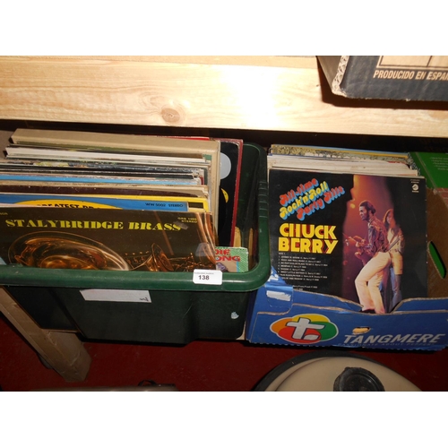 138 - 2 boxes of LPs