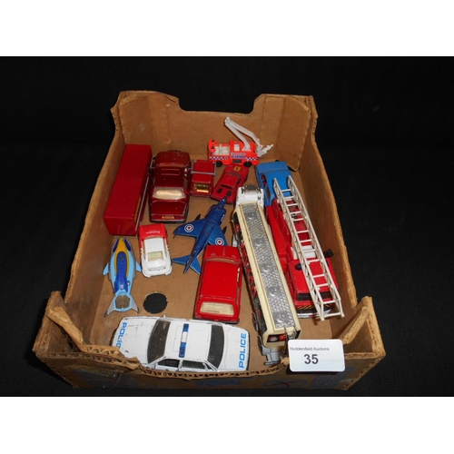 35 - Box of Matchbox and Corgi