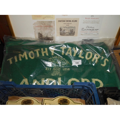 180 - Pack of Timothy Taylors beer cloths