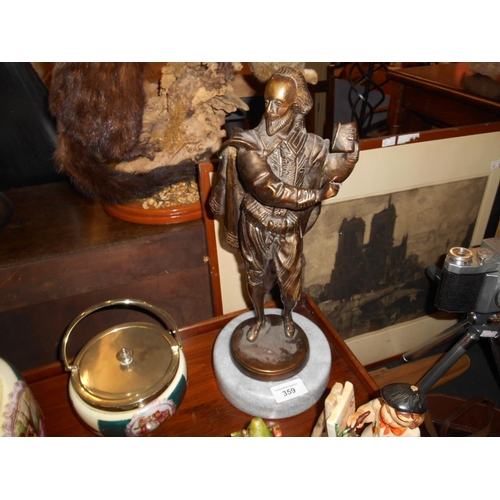 359 - Shakespeare Spelter figure