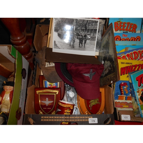 178 - Box of Para Regiment Airborne items