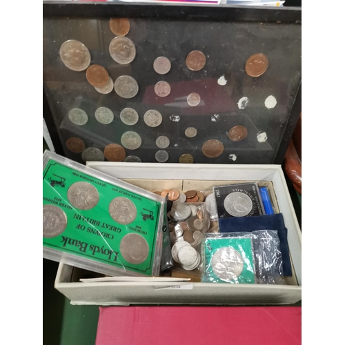 259 - Box of mixed coins