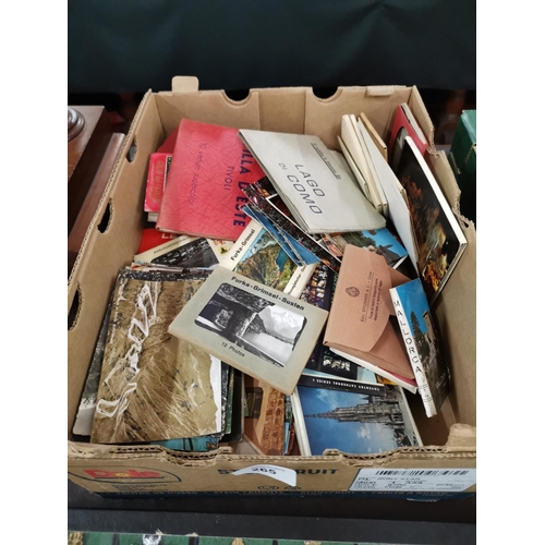 265 - Box of vintage postcards