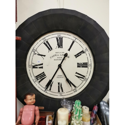 30 - Large 4ft diameter wall clock