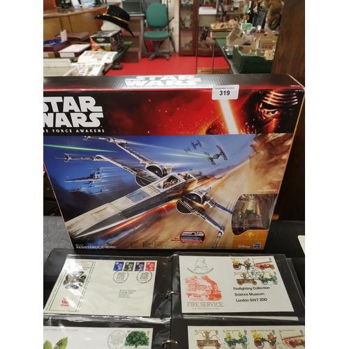 319 - starwars resistance x wing unopened